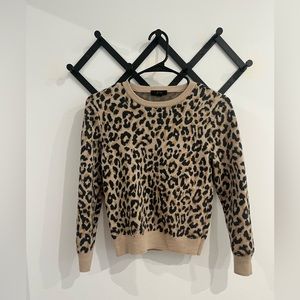 J Crew Leopard Sweater